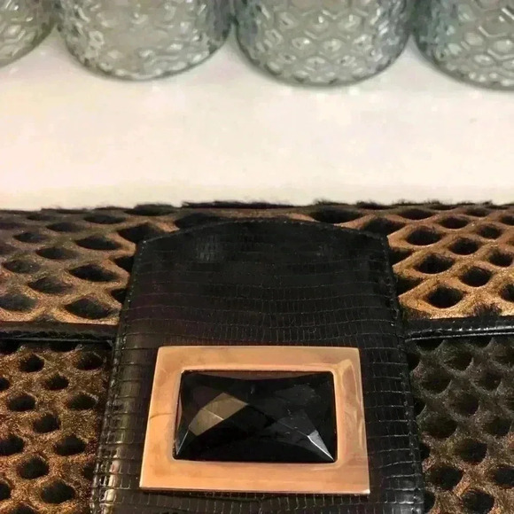 Kara Ross NY python clutch - Picture 14 of 15